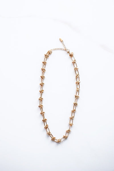 Dainty Knotted Choker Necklace