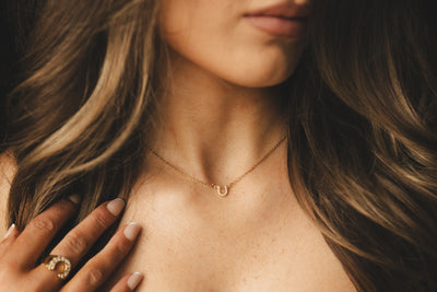Tiny Horseshoe Necklace