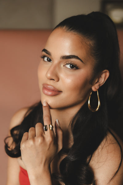 Large Gold Hoop Earrings