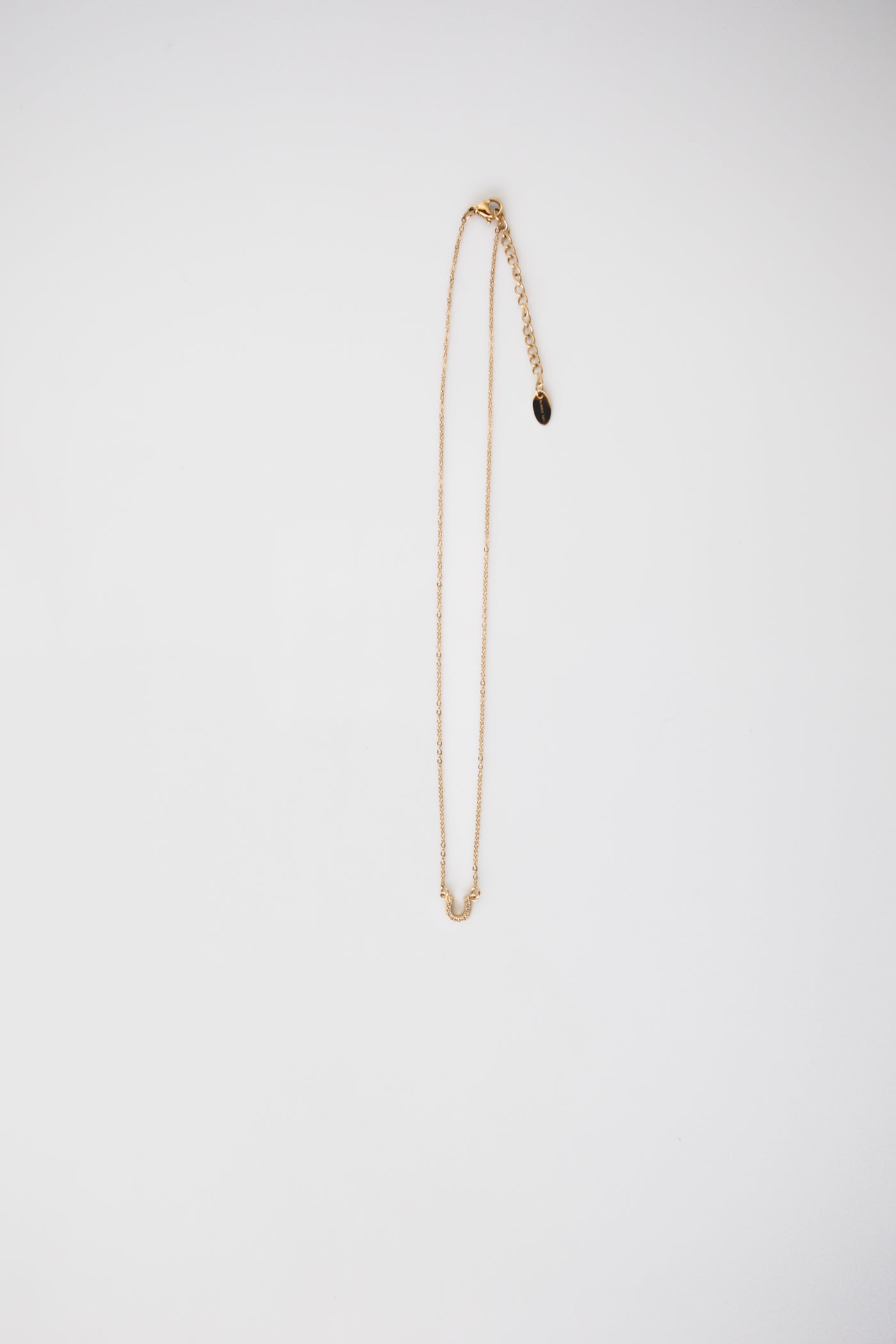 Tiny Horseshoe Necklace