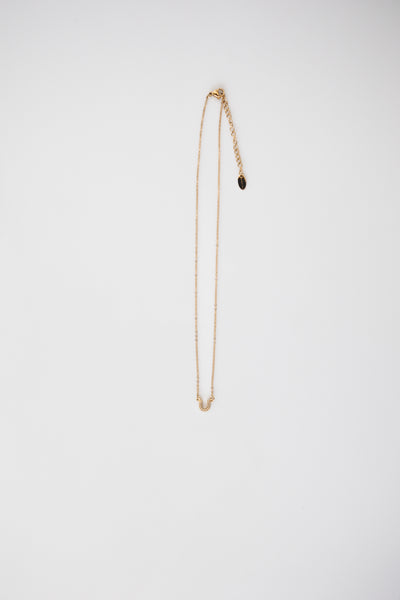 Tiny Horseshoe Necklace