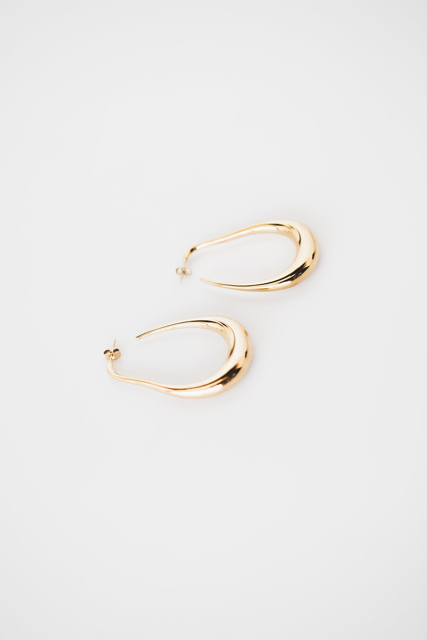 Large Gold Hoop Earrings