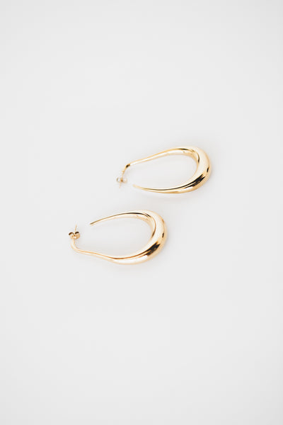Large Gold Hoop Earrings