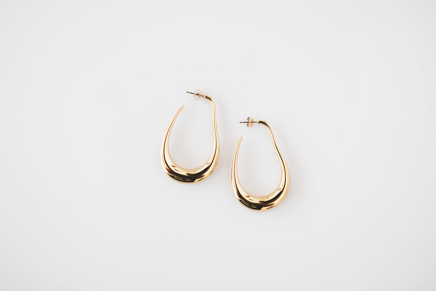 Large Gold Hoop Earrings
