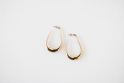 Large Gold Hoop Earrings