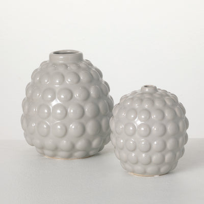 Ceramic Bubble Ellipse Vases