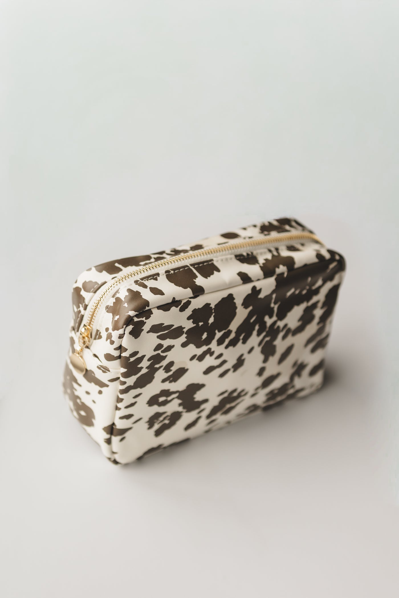 Cow Print Makeup and Toiletry Bag