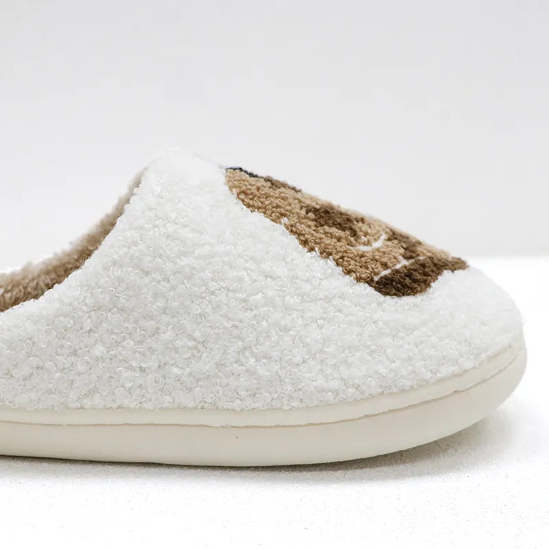 Neutral Cowboy Boot Slippers