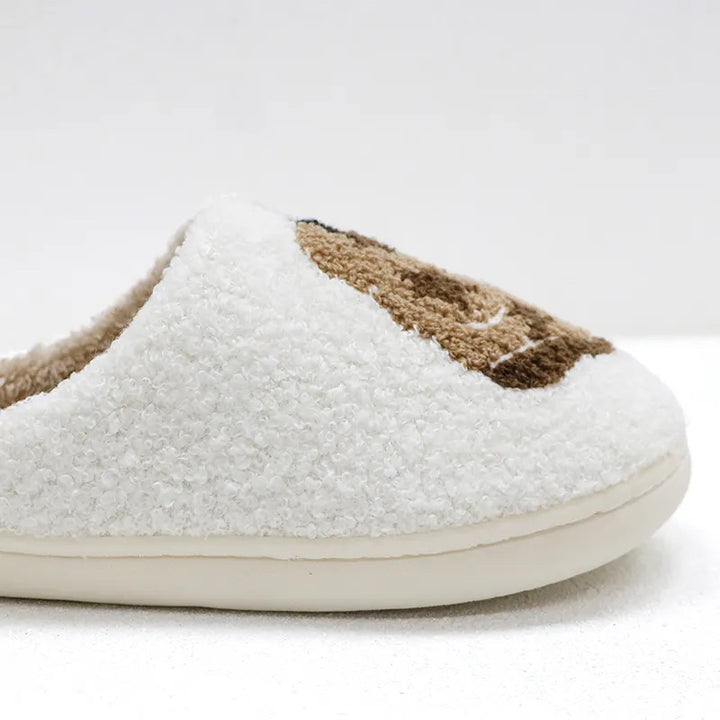 Neutral Cowboy Boot Slippers