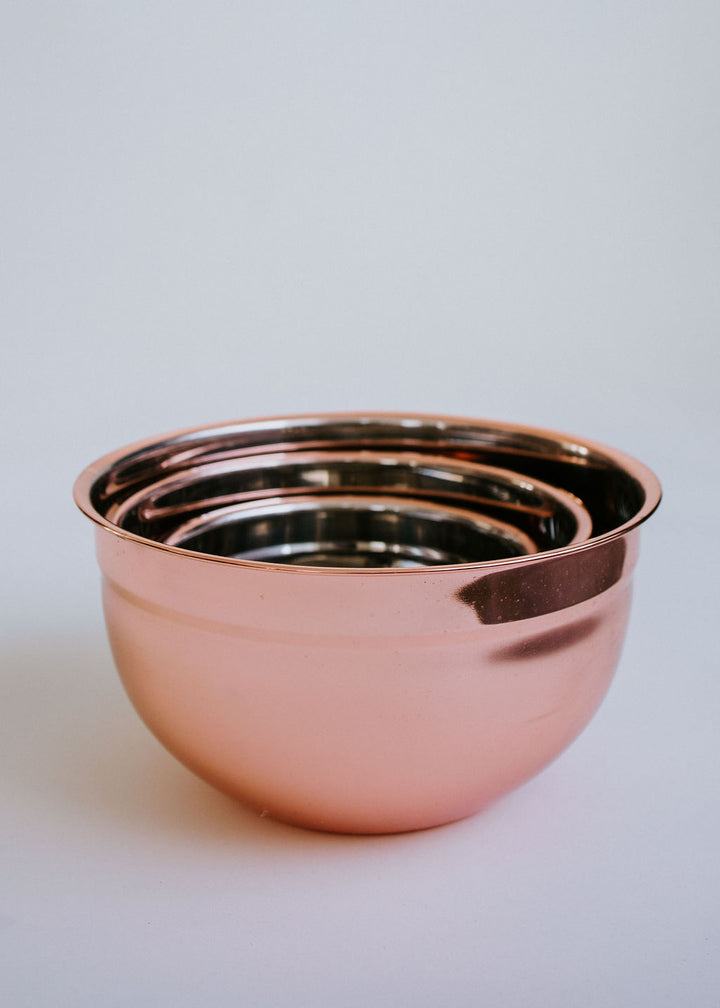 Rose Gold Mixing Bowls